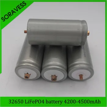 1-10 ADET 32650 vida kafası 4200-4500MAH lityum demir Lifepo4 fosfat güç lityum pil 3.2 V sivri elektrikli bisiklet için