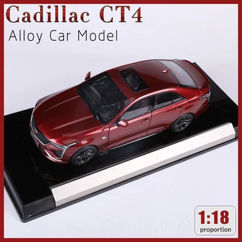 1/18 Cadillac CT4 Metal pres döküm model araç araç Hediye Kırmızı Oyuncaklar Hobi Ekran Koleksiyonu Süsler
