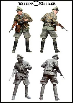 1:35 ölçekli die-cast reçine Dünya Savaşı II Alman tankı askerler 2 karakter sahneleri kendileri tarafından monte ve renkli olması gerekir
