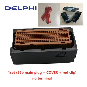 1 ADET 96-pin konnektör ve terminal ekleri dahil delphi 15494614 13627884 13627887 13627886 13964572 orijinal