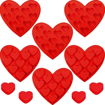 1 ADET DIY Silikon Kek Kalıbı 10-Cavity Aşk Kalp Şekilli Silikon Kalıplar Fondan Kek Çikolata Kalıp Mutfak Aksesuarları Kalıp