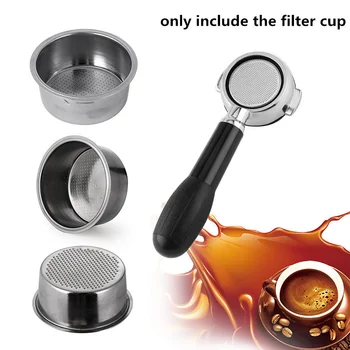 1 Adet Kahve Portafilter 51mm Olmayan Basınçlı Filtre kaşıklı sepet Fırça Yeniden Doldurulabilir Kahve Mutfak Aksesuarı