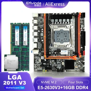 1 Xeon E5 2630 V3 LGA2011-3 İŞLEMCİ İle yola DDR4 Anakart * PC4 16 GB RAM 2133MHz DDR4 RAM Bellek REG ECC