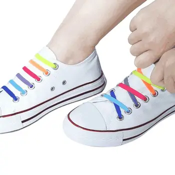 1 Çift Su Geçirmez Silikon Ayakabı Yaratıcı Tembel Moda Trendleri Hiçbir Kravat Ayakkabı Bağı Erkekler Kadınlar Bağlama Ayakkabı Kauçuk Hızlı Ayakkabı Dantel