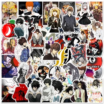 10/30/50 Adet japon animesi Ölüm Notu Karikatür Graffiti Çıkartmalar Dekoratif Bagaj Dizüstü Kaykay Kask Motosiklet Dizüstü