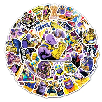 10/30/51 ADET Disney Süper Kötüler Thanos Karikatür Çıkartmalar DIY Dizüstü Bagaj Kaykay Graffiti Çıkartmaları için Eğlenceli Çocuk Oyuncakları