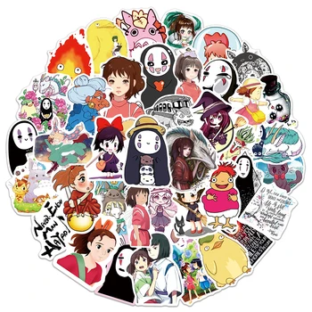 10/30/54 ADET Mix Miyazaki Hayao Anime Çıkartmalar Totoro Ruhların Kaçışı Gitar Kaykay Karikatür Graffiti Komik Sticker çocuk oyuncağı Hediye