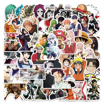 10/50 ADET Japonya Popüler Anime Koleksiyonu Graffiti Sticker Su Geçirmez Kaykay Su Bardağı Bagaj Sticker Toptan