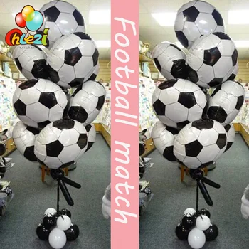 10 Adet 18 inç Futbol Balonlar yetişkin Futbol büyük parti Dekorasyon Kutlama Çocuklar Doğum Günü oyuncaklar Parti Malzemeleri futbol maçı