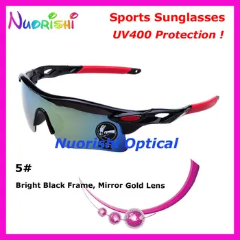 10 adet bir lot Toptan rüzgar gözlüğü kadın erkek spor bisiklet güneş gözlüğü UV400 Koruma ile 12 renkler 9181 Ücretsiz Kargo