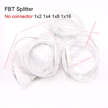 10 adet / grup 1x2 1x4 1x8 1x16 Fiber Optik PLC splitter bağlantı kablosu olmadan 0.9 mm Mini Bloksuz 2,4 Port Fiber PLC Splitter