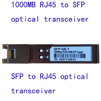 1000MB RJ45-SFP optik alıcı-verici, SFP-RF45 optik alıcı-verici, SFP-GE-T