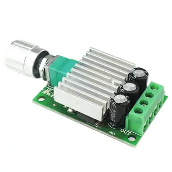 12V 24V 10A PWM DC motor hız kontrolörü Ayarlanabilir Hız Regülatörü Dimmer Kontrol Anahtarı Fan Motorları için