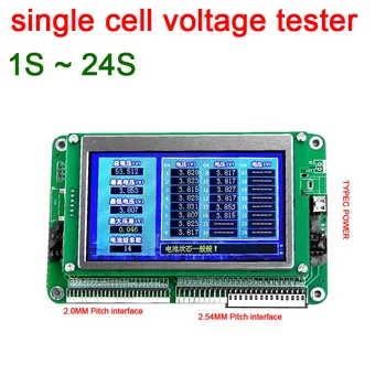 1S ~ 24S lityum pil paketi tek hücre voltmetre ölçüm tanımlama dize numarası 3.2 V 2.2 V 3.7 V Lifepo4 Li-İon LTO