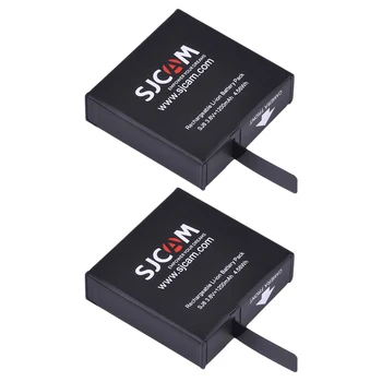 2 adet 1200mAh Orijinal SJCAM SJ8 3.8 V Şarj Edilebilir Kamera Pil için SJ8 Pro / SJ8 Artı / SJ8 Hava SJCAM Eylem Kamera Aksesuarları