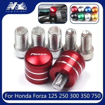 2 adet Honda Forza İçin 125 250 300 350 750 Motosiklet CNC Alüminyum Dikiz Gidon Ayna Cıvata Vidalar Montaj Adaptörü Aksesuarları