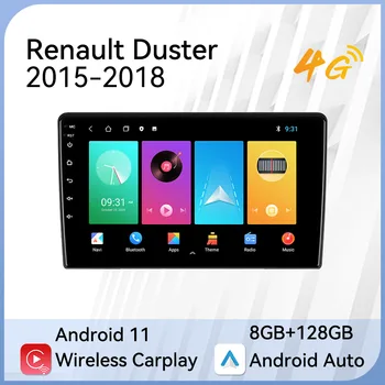 2 DİN Android Autoradio renault duster 2015-2018 için 10.1 