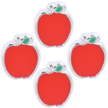 20 Adet / grup Kırmızı Meyve Elma Yüzen Takılar кулон El Yapımı Bellek Relicario Madalyon Collares Küpe Takı Toptan Aksesuarları