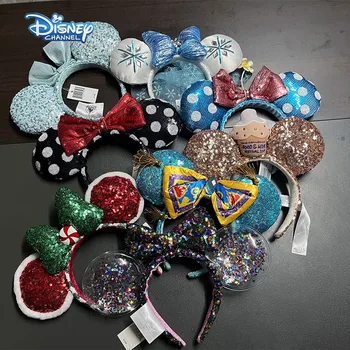 2022 Disney Mickey Kulaklar Kafa Bandı Havai Fişek Kafa Bandı Kale Peter Pan Cosplay Kafa Bandı Disneyland Mektup Kafa Bandı Kız Hediye