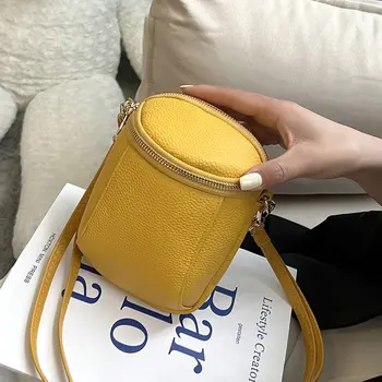 2022 hakiki deri kadın Lüks Çanta Bir Omuz Cep Telefonu Çantası kadın askılı çanta YENİ MİNİ Çapraz Vücut Çanta