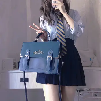 2022 Lolita çanta Japon okul Üniformaları Sevimli Ita çantası Lolita JK Okul Çantası üniversite Öğrencisi için Kadın Çanta Anime omuzdan askili çanta