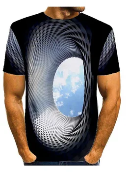 2022 Moda Tasarımcısı erkek Giyim Yeni erkek tişört 3d Baskı Harajuku Sokak Y2k Giyim Yaz Giyim Cyberpunk Saçak