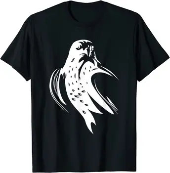 2022 Yaz Yeni varış baskı erkek t-shirt Peregrine Falcon Kuş Baskı T-Shirt unisex kawaii giysileri karikatür Streetwear tee