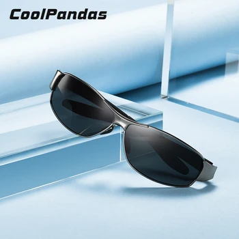 2022 Yeni Moda Polarize Güneş Gözlüğü Erkekler Lüks Marka Tasarımcısı Vintage Sürüş güneş gözlüğü Erkek Gözlük UV400 Oculos masculino