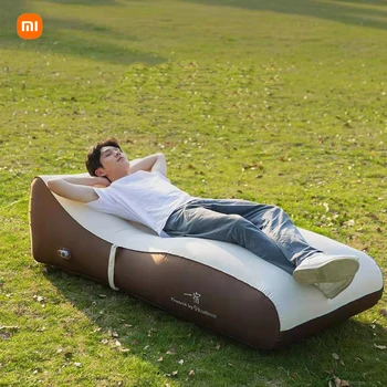 2022 Yeni Xiaomi otomatik şişme yatak tek kişilik öğle yemeği molası hava yastığı yatak açık kamp taşınabilir katlanır yatak PS1