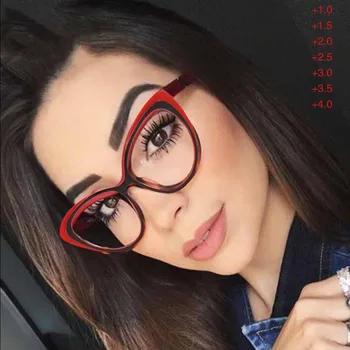 2023 Klasik Kedi Gözü okuma gözlüğü Bayanlar Kadınlar Retro Hipermetrop Gözlük Unisex Bilgisayar Gözlükleri +1.0+1.5+2.0+2.5+3.0+3.5+4.0
