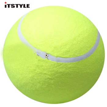 24cm Dev Tenis Topu Pet Çiğnemek Oyuncak Büyük Şişme Tenis Topu İmza Topu Malzemeleri Açık Kriket
