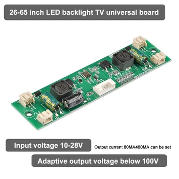 26-65 inç Genel LED LCD TV arkaplan ışığı sürücü panosu TV 80-480mA Sabit Akım Kurulu Boost Adaptör Modülü 10V-28V