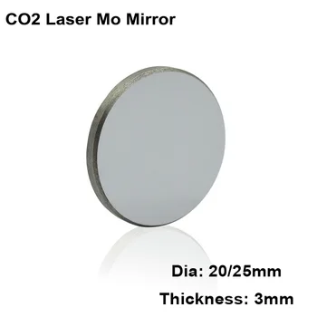 3 adet Mo CO2 lazer Yansıtıcı Yansıtıcı Reflektör ayna Dia. 20mm 25mm DIY lazer kesici gravür Oyma makinesi ayna montaj