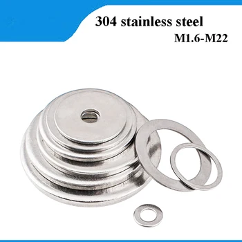304 paslanmaz çelik conta ultra ince metal vida düz yıkayıcı standart kalınlaşma mason yıkayıcı M2 M3 M5 M M8 M10 M20