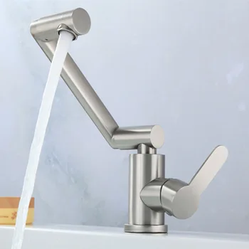 304 Paslanmaz çelik lavabo musluğu Su Dokunun Banyo Musluk Finish Tek Kolu Su evye musluğu Mikser Banyo Musluklar