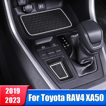 3D Kauçuk Araba Kaymaz Kapısı Yuvası Kupası Mat Toyota RAV4 2019 2020 2021 2022 2023 RAV 4 XA50 Hibrid Kapı ped Aksesuarları