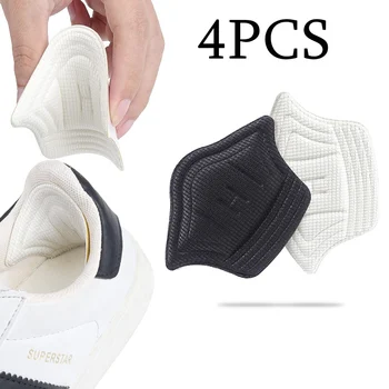 4 ADET Tabanlık Yama Topuk Pedleri spor ayakkabılar Ayarlanabilir Boyutu Kabartma Aşınma Önleyici Ayak ped koruyucu Yastık Topuk Geri Sticker