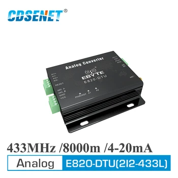 433 MHz Analog Toplama Modülü Modbus RTU CDSENET E820-DTU (2I2-433L) 1 W RS485 2 Kanal Kablosuz Kontrol Koleksiyonu Dönüştürücü