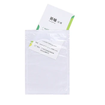 50 adet Plastik Kendinden Mühür posta zarfı Kurye Çantası Şeffaf Fatura Çantası 80 * 120mm Kendinden Yapışkanlı Cep Tek Fatura Kağıt Torba