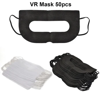50 adet Tek Kullanımlık VR Maskesi yüz kapatma Maskesi dokunmamış Göz Pedleri VR Aksesuarları Göz Koruması VR Tek Kullanımlık Göz Bezi 21. 5x12CM