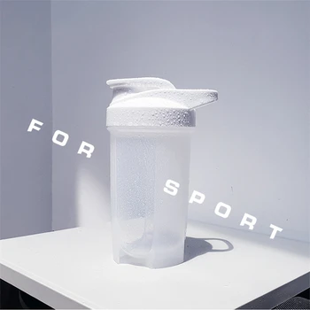 500ml Su Şişesi Kız İçecek Plastik Sızdırmaz Spor Şişeleri Protein Shaker Su Şişesi Drinkware Spor süt kupası BPA Ücretsiz