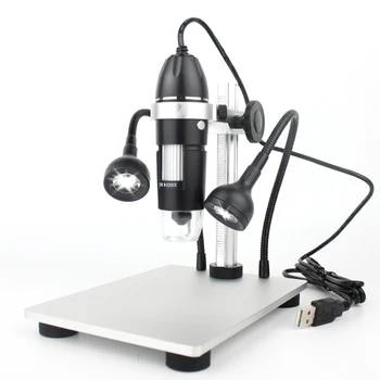 50X to1600X Dijital Mikroskop USB Elektronik Endoskop yakınlaştırma kamerası Büyüteç LED alüminyum lift Standı Android IOS PC için