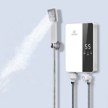 5500W anında elektrikli su ısıtıcı Mini Tankless mutfak banyo duş sıcak su hızlı ısıtma