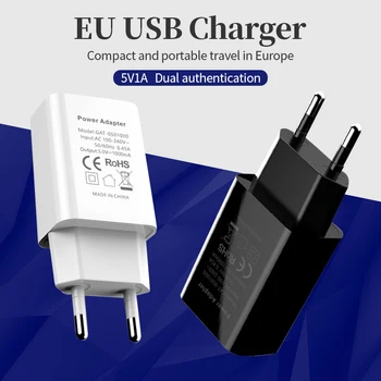 5V1A şarj AB CE sertifikalı USB şarj fişi Almanya Fransa Avustralya Hollanda Brezilya Rusya Kuzey Kore İsveç