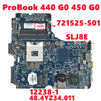721525-501 721525-601 721525-001 HP ProBook 440 G0 450 G0 Laptop Anakart 12238-1 Anakart SLJ8E DDR3 %100 % Test Çalışma