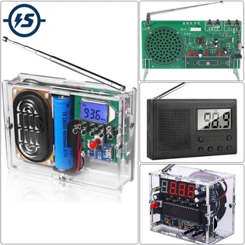 76-108MHz FM Radyo Alıcısı DIY Elektronik Kiti Lehimleme Uygulama RDA5807 Frekans Modifikasyonu Kablosuz Radyo Alıcı Modülü