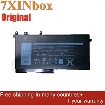7XINbox 11.4 V 51Wh 93FTF 4YFVG Laptop Batarya İçin Dell Latitude 14 5491 Latitude E5280 E5288 E5480 E5580 5280 5288 5480 5580
