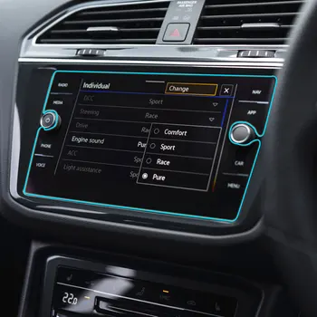 8 inç Araba GPS Navigasyon koruyucu film VW Volkswagen Tiguan 2021 İçin 2022 LCD ekran Temperli cam koruyucu film