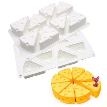 8 Kavite Peynir silikon kalıp Peynir Kek Kalıbı Dekorasyon Peynir Mus Kalıp Kek Kalıpları Dekorasyon Kek Aracı Kek Araçları