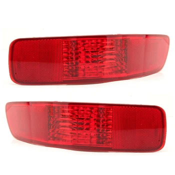 8352A005 1 Çift Kırmızı Arka Tampon Lambası Reflektör Sis Lambası Peugeot 4007 için Fit Mitsubishi Outlander Citroen 2007-2012 8355A004